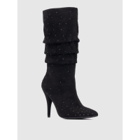 New York & Company 'Rhinestone Mid Slouch' Stiefel mit hohen Absätzen für Damen