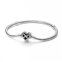 Pandora Bracelet 'Sparkling Infinity Heart' pour Femmes