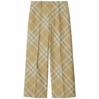Burberry Pantalon 'Check-Print Tailored' pour Femmes