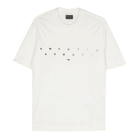 Emporio Armani T-shirt 'Logo-Embroidered' pour Hommes
