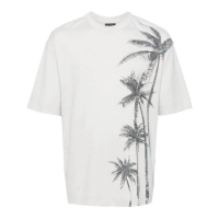 Emporio Armani T-shirt 'Palm Tree-Print' pour Hommes
