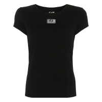 EA7 Emporio Armani Women's 'Logo-Trim' T-Shirt