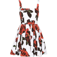 Alexander McQueen 'Floral Flared' Mini Kleid für Damen