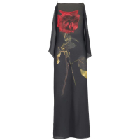 Alexander McQueen Robe maxi 'Shadow Rose' pour Femmes