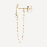 By Colette Women's 'Double Chaine' Single earring