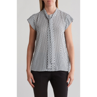 Calvin Klein 'Tie Neck Button-Up' Hemd für Damen