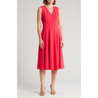 Calvin Klein 'Seamed' Midi Kleid für Damen