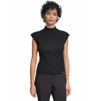 Calvin Klein Women's 'Ribbed Extended-Shoulder' Sleeveless Sweater