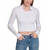 Calvin Klein Jeans 'Ribbed Button-Down' Strickjacke für Damen