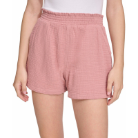 Calvin Klein Jeans Women's 'Smocked-Waist Pull-On' Sweat Shorts