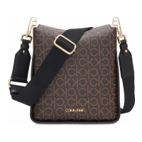 Calvin Klein Women's 'Fay Small Adjustable Signature with Magnetic Top Closure' Crossbody Bag