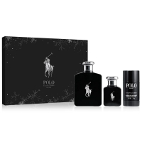 Ralph Lauren 'Polo Black' Parfüm Set - 3 Stücke
