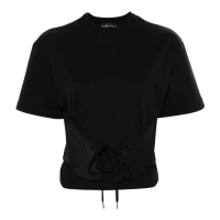 Mugler T-shirt 'Corset-Style' pour Femmes