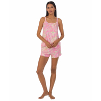 LAUREN Ralph Lauren 'Double-Strap' Top & Shorts Pyjama Set für Damen