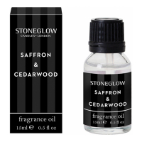 StoneGlow Huile de Parfum 'Saffron & Cedarwood' - 15 ml