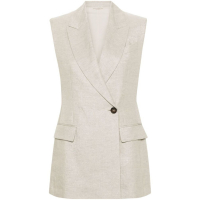 Brunello Cucinelli Women's 'Metallic-Threading' Vest