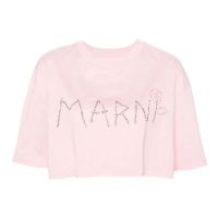 Marni T-shirt 'Logo-Embroidered' pour Femmes