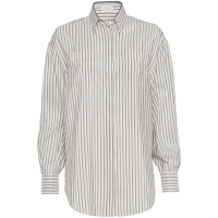 Brunello Cucinelli Women's 'Stripe-Print' Shirt