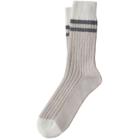 Brunello Cucinelli Men's 'Stripe-Detail' Socks
