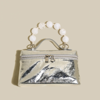 Cilela Women's 'Vintage Vanity with Resin Bead Strap' Shoulder Bag