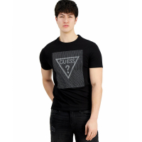 Guess T-shirt 'Stitch Triangle Logo' pour Hommes