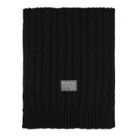 Guess 'Cable-Knit Logo Patch' Halstuch für Herren