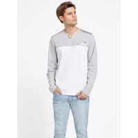 Guess Men's 'Karman Color-Block' Long-Sleeve T-Shirt