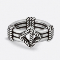 Dior Homme Men's 'CD Diamond Buffalo' Ring
