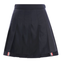 Thom Browne Women's 'Dropped Back Pleated' Mini Skirt