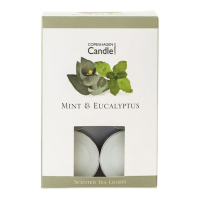 Copenhagen Candles Mint & Eucalyptus Signature Teelicht - 12x