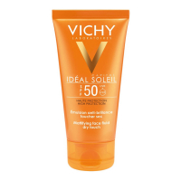 Vichy Fluide Matifiant Visage 'Idéal Soleil Dry Touch SPF50' - 50 ml