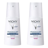 Vichy Déodorant Déodorant Ultra-Frais 24H Parfum Fruité - Spray' - 100 ml, 2 Pièces