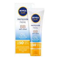 Nivea Crème solaire 'Sun Moisturizing facial BB Anti-age SPF50+' - 50 ml