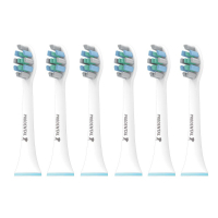 ProDental 'Philips Compatible - Sensitive Action Sonic' Brush heads - 6 Units