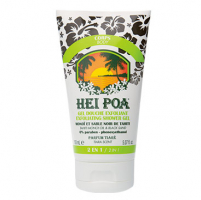 Hei Poa Exfoliating Shower Gel - Tahiti Monoï oil & Black Sand - 150 ml