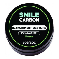 Smile Carbon Poudre de charbon blanchissante - Pomme 30 g