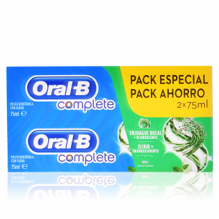 Dentifrice 'Complete Rinse + Whitening' - 75 ml, 2 Pièces