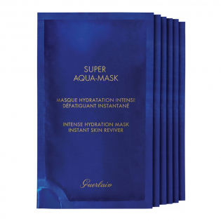 'Super Aqua-Mask Intense Hydration' Gesichtsmaske aus Gewebe - 6 Stücke