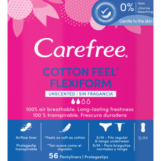 Coussinets 'Flexiform Cotton Fragrance Free' - 56 Pièces