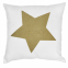 'Gold Glitter Star' Pillow