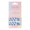 'Oval Blue Bombshell' Fake Nails -24 Pieces