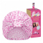 Barbie™ ❤︎ Anti-Frizz Satin Hair Bonnet Protective Sleep Cap | Satin Pink Panther