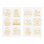 'Mariages Au Top' Temporary tattoos - 12 Pieces
