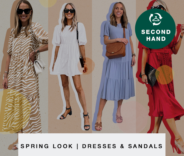 MyPrivateDressing - Spring Look - Dresses & Sandals
