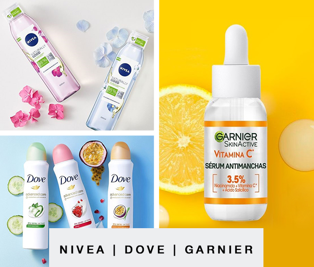 Garnier, Dove & Nivea